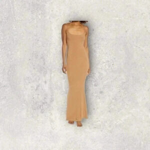 SKIMS Ribbed Long Slipdress XL B1026